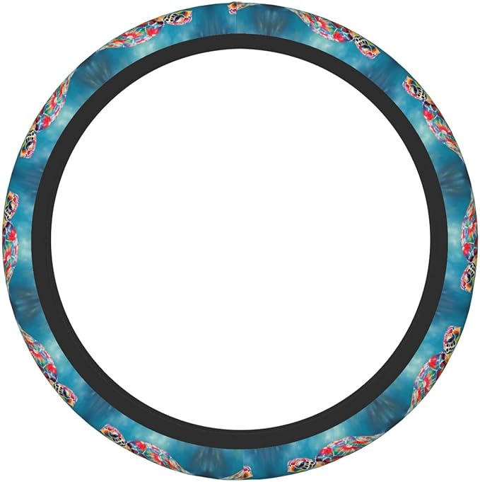 Tortoise Sea Turtle Universal Fit Steering Wheel Cover for Car, Truck, and SUV, Durable Steering Wheel Protection