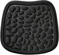 Car Seat Cover, Breathable Comfort Auto Seat Cushion Pad, All Seasons Non-Slip Car Front Driver Bottom Seat Protector, Universal Pressure Relief Accessory for Most Vehicle, Office (Black)