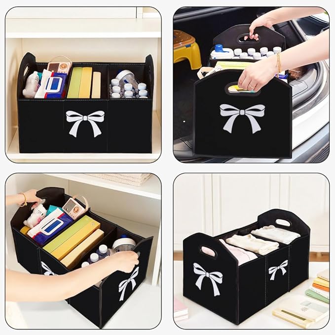 trunk organizer,car accessories for women,truck tool box organizer,collapsible multi compartment car back seat storage,clothing towel tote for living room,portable moving boxes