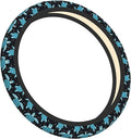 Tortoise Sea Turtle Pattern Neoprene Steering Wheel Covers Women Men Car Accessories, Universal 15 Inch Fit Auto, Suvs, Truck