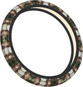 Snakeskins-Print Universal Fit Steering Wheel Cover for Car, Truck, and SUV, Durable Steering Wheel Protection