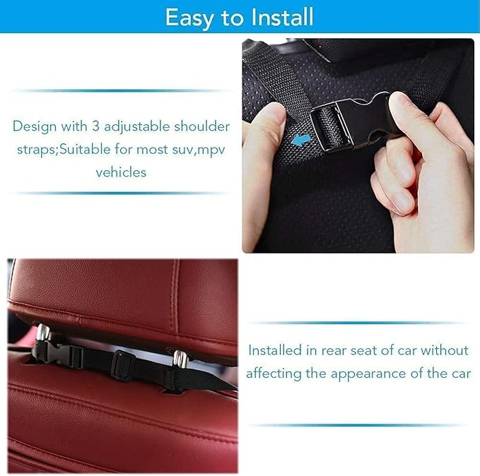 Car Organizers and Storage, Backseat Hanging Organizer with 5 Pockets, Waterproof Collapsible Large Capacity Organization Bag, Interior Accessories Trunk Organizer for Car, SUV, Truck, MPV