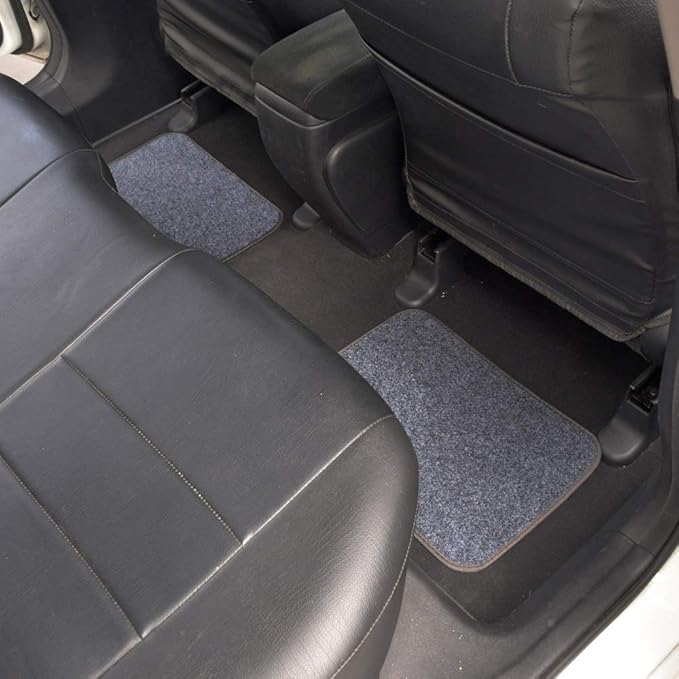 Motor Trend Premium Inter-Lock Backing Carpet Car Floor Mats - Front & Rear, Thick & Durable Auto Protection, Fits Most Cars Truck SUV Coupe Sedan