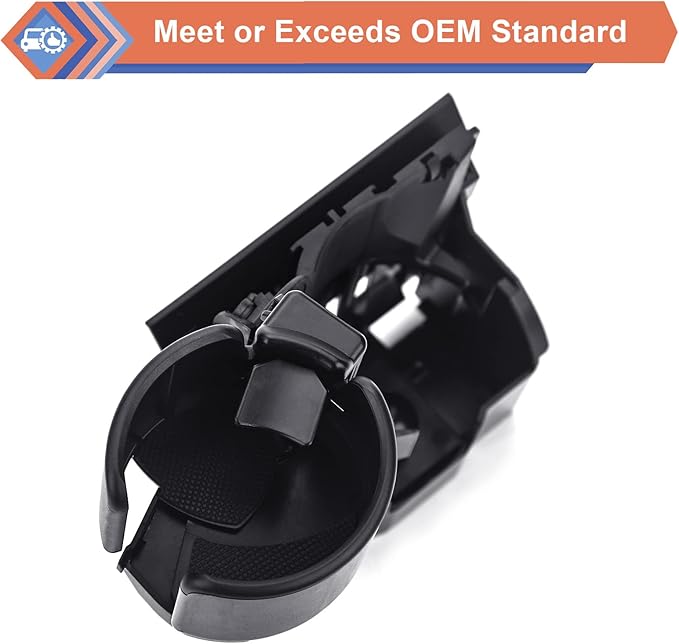 ZONFANT Center Console Cup Holder, Cup Holder Expander Compatible with Mercedes-Benz Vehicle W220 S350 S430 S500 S600 S65 AMG 2003-2006, Replace #2206800014 A2206800014 220-680-00-14