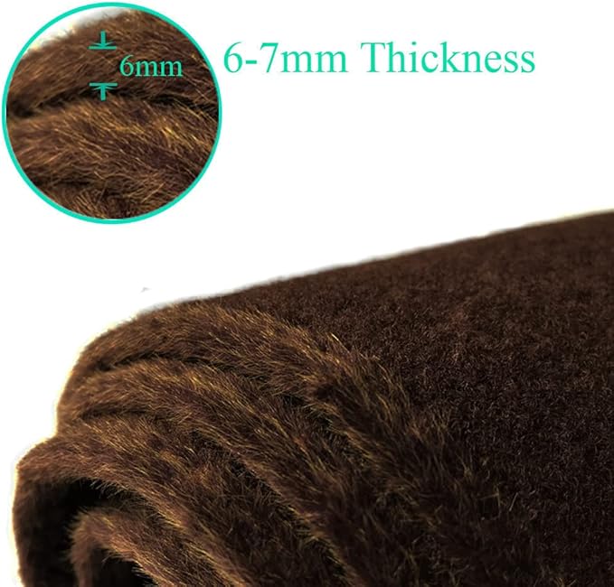 Dash Cover Mat Fit for 2007-2014 GMC Yukon,2007-2013 Chevy Chevrolet Silverado 1500 LTZ/Avalanche/Suburban,07-14 Tahoe, Dashboard Cover Carpet Pad w/o Dash Speaker (Brown)