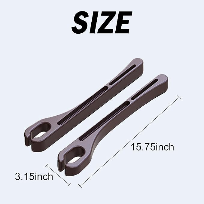 2PCS Car Seat Gap Filler，Gap Stopper Fill Gap Between Seat and Console，Built-in Recessed Storage Organizer，Universal for Most Cars Trucks SUVs to Stop Things from Dropping（Brown）