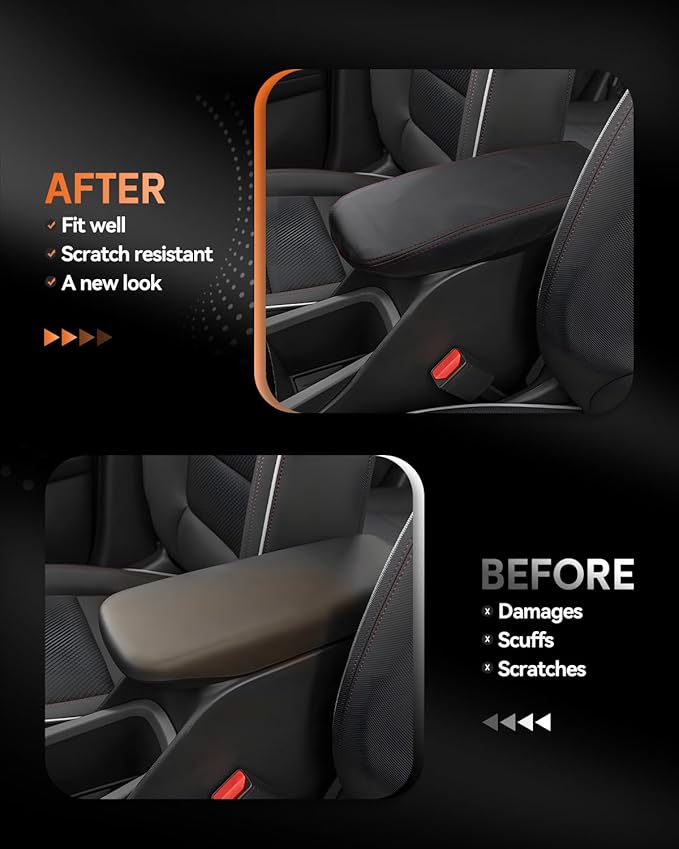 CDEFG for Chevrolet Trailblazer 2021-2025 2026 Center Console Cover Armrest Box Cover for Chevy Trailblazer (LS, LT, Activ, RS) Accessories Arm Rest Protector