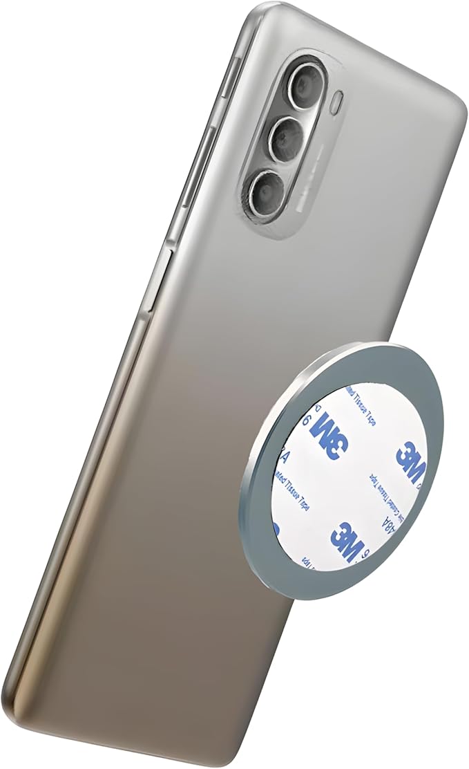ARLIFE Sticky Magnetic Phone Wall Mount Compatible with Magsafe iPhone 14 13 12 Mini Pro Max, Holder for Samsumg and All Smartphones with Metal Ring. Wall Car Automobile Cradles Dash Shower Mount