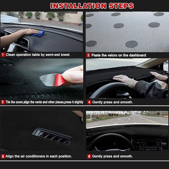 Dashboard Cover for Chevrolet Silverado 1500 2500 3500 1999-2006 Avalanche Chevy Tahoe Suburban GMC Sierra Yukon Dash Cover Mat(Premium Carpet, Black)