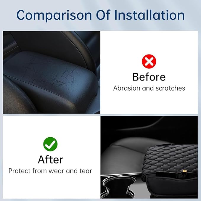 Car Center Console Cover for Land Rover Range Rover Sport 2005-2025,Arm Rest Lid Cushion Protector Multifunctional Armrest Cushion Pad Interior Accessories,Beige