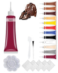 2026 New Advanced Leather Repair Gel, Leather Repair Kit for Car Seat Vinyl Repair Kit, Professional Leather Repair Coloured Cream Gel, Multifunctional Couch and Jacket Repair Kit (Dark Red)