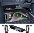 Car USB Hub Docking Station for Honda CR-V CRV 2023 2024 2025 2026 Type-C Fast Charger Auto Interior Centre Console Accessories Cigarette Lighter Decoration Phone Wireless Charging Adapter