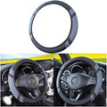 Zipelo Elastic Stretch Car Steering Wheel Cover, Leather Breathable Vehicle Steer Wheel Protective Guard, Anti-Slip Automotive Steer Wheel Protector Accessories, Universal for Most Cars (Blue Gray)