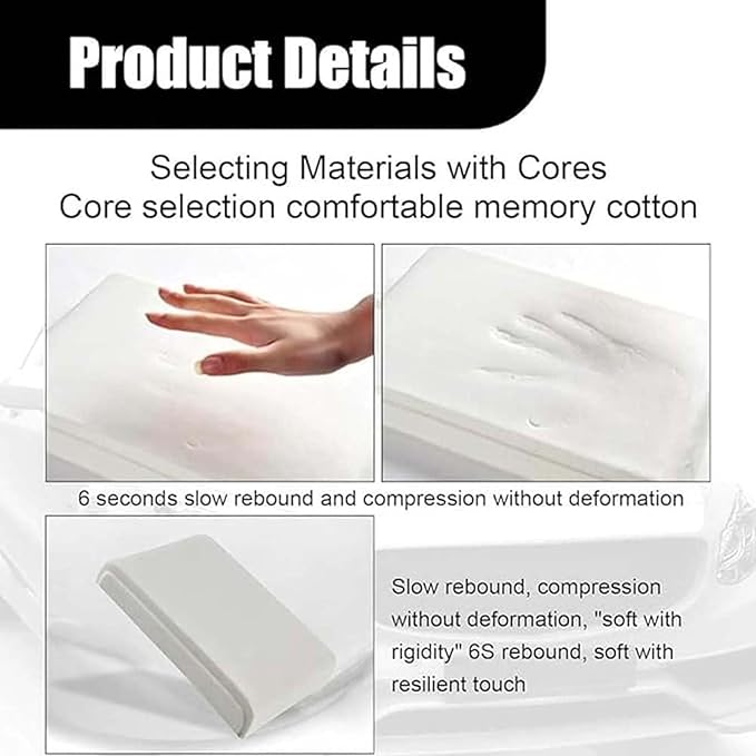 Center Console Armrest Cover Pad for Isuzu D-MAX MU-X 2015-2025, Universal PU Leather Cushion Anti-Slip Waterproof Interior Accessories Comfort Protection, D/White