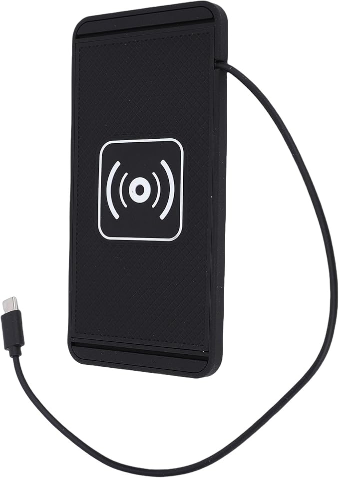 Dpofirs Car Wireless Charger Pad, 20W Fast Wireless Car Charger, Non Slip Phone Charging for 21, 22, 23, 24, 25, for Note 10 Phone