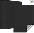 WILLBOND 10 Pcs Self-Adhesive Disposable Car Floor Mats, 15.7"x19.6" Black Felt with Adhesive Backing, 1mm Thick, Universal Match Floor Protectors for Car Detailing, Wash, SUV & Truck Detailing