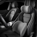 Car Headrest & Lumbar Support Cushion, Ergonomic Car Seat Headrest & Lumbar Cushion, Car Lumbar Support Pillow and Car Neck Pillow Kit for Office Chair, Truck, Wheelchair (Grey)