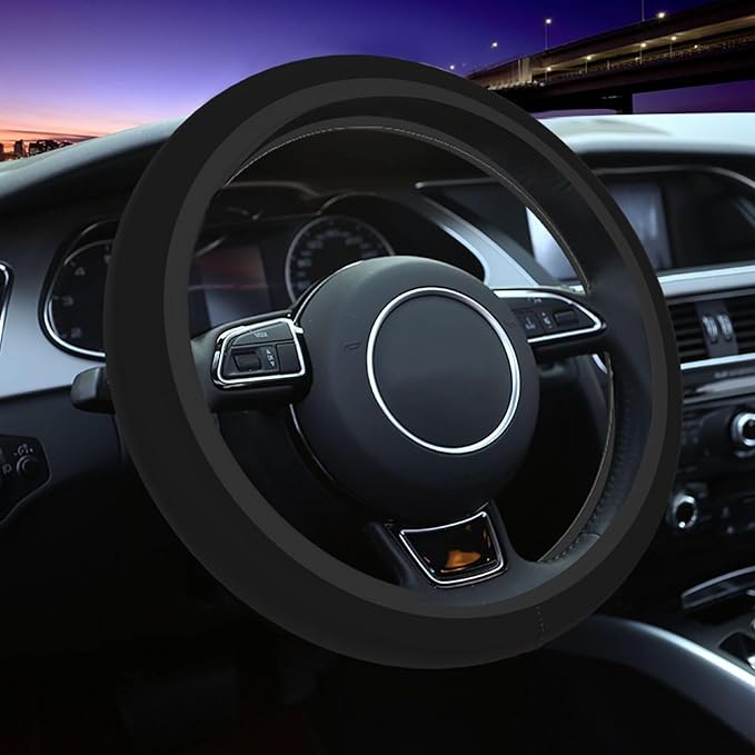 Custom Steering Wheel Cover Personalized Add Photo Text Steering Wheel Covers Car Protector Accessories Universal 15 Inch