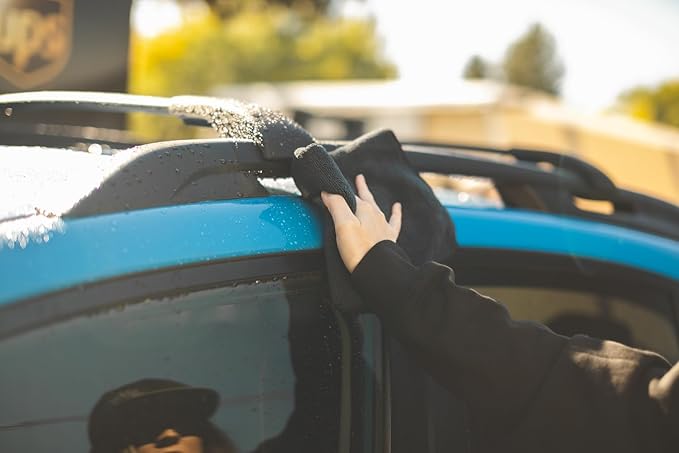 The Rag Company - Car Wash Towel - Professional Microfiber Auto Detailing and Drying Towels, Lint-Free, Streak-Free, Great for General Cleaning, 320gsm, 16in x 27in, Dark Green (Wholesale Case of 125)