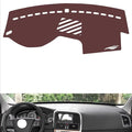 Leather Dashboard Cover Compatible with Volvo XC60（Speaker、No Warning Light） 2011-2017,Dash Board Cover mat Anti-Slip Sun-Proof and dust-Proof(Brown)