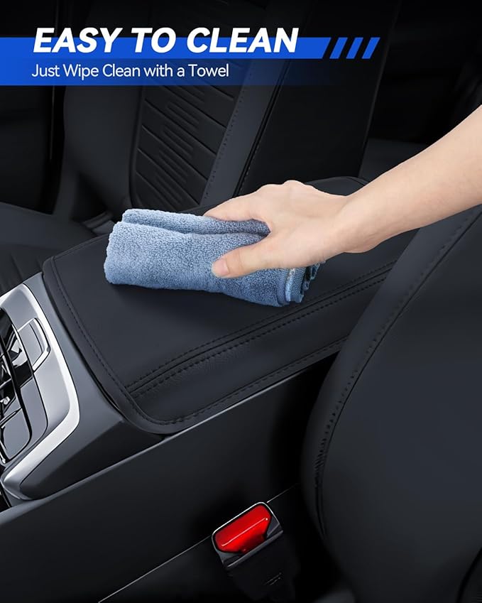 Armrest Cover for 2022 2023 2024 2025 2026 Hyundai Tucson (SE/SEL/SEL Convenience/XRT/N Line/Limited) Accessories Center Console Middle Lid Pad Protector for Car Elbow Rest