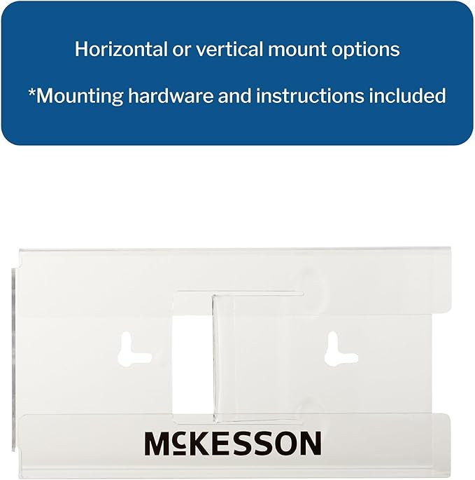 McKesson Glove Box Holder, 1 Box Capacity, Horizontal or Vertical Mounting, 4 in x 5 1/2 in x 10 in (L x W x H), 10 Count