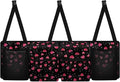 Car Trunk Organizer, Valentine'S Day Love Heart Backseat Storage Bag with 4 Pockets, Waterproof Large Capacity Hanging Collapsible Bag for Most Vehicles, Universal Car Accessories