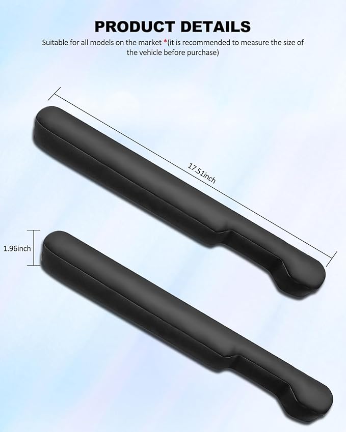 Nosxxus Leather Car Seat Gap Filler Spacer Universal Seat Gap Filler Plug for Car SUV Truck Fit Organizer Fill The Gap Between Seat and Console Stop Things from Dropping