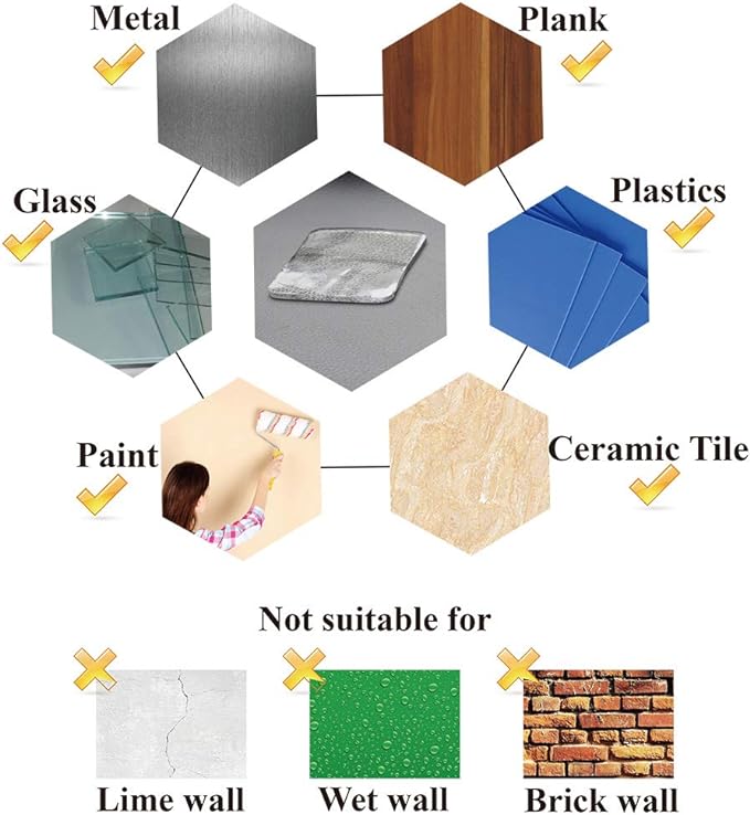 ZC GEL Sticky Gel Pads (10 Pack), As Seen On TV Removable Traceless Gripping Pad Washable Reusable Anti Slip Pad for Car Dashboard Office Home Stick Anything Anywhere, Clear