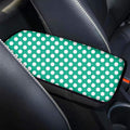Produced Blue Wave Spot Universal Black Auto Center Console Cover Pad Fit for SUV/Truck/Lemo, Car Armrest Seat Box Cover