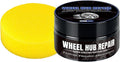 Car Wheel Cleaner - 80g Dust Removal Agent, Sponge Tool, Hub Polishing Gel, Scratch Protection Formula, Shine Restorer | Effective Cleaning Agent for Repair Maintenance Auto Detailing DIY Enthusiasts