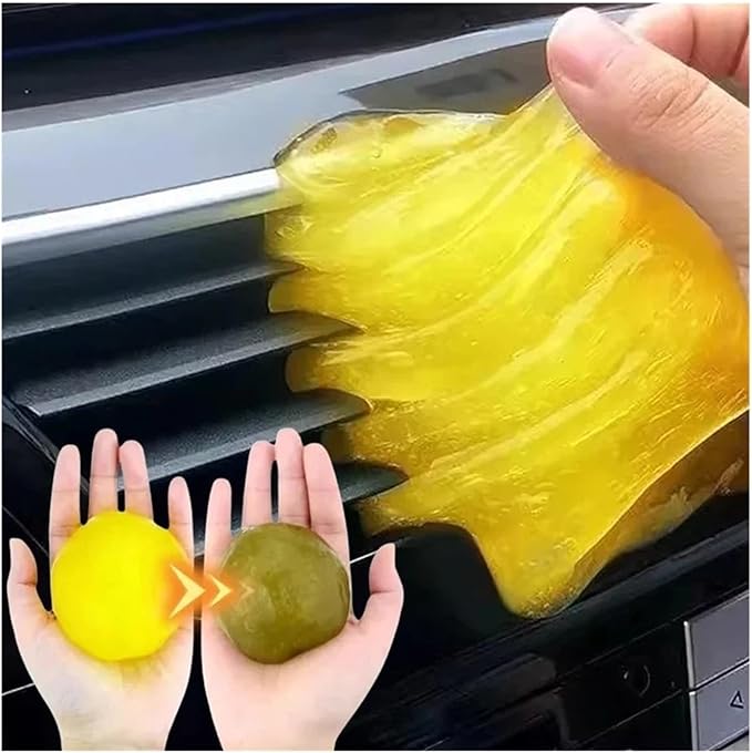 Car Cleaning Gel - Reusable Keyboard Cleaner & Vent Cleaner Slime for & Dirt Removal - Multiuse Air Gel for Automobile & Home Cleaning(G)