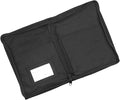 Glove Box Compartment Organizer, Car Registration and Insurance Holder, Oxford Cloth Multi-Pocket Portable Document Case with Smooth Zipper for Auto License Card (Black)