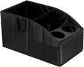 Car Seat Organizer,Premium PU Leather Backseat Car Organizer Keep Tidy,Car Storage with 11 Storage Compartments and 2 Large Size Cup Holders,Passenger Seat Organizer for kids (Carbon fiber texture)