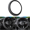 Car Steering Wheel Cover, Anti-Slip Breathable Leather Vehicle Steer Wheel Protector Adaptable to 14.5-15 Inches, Steering Wheel Protection Guard, Universal Automotive Accessories (Gray)