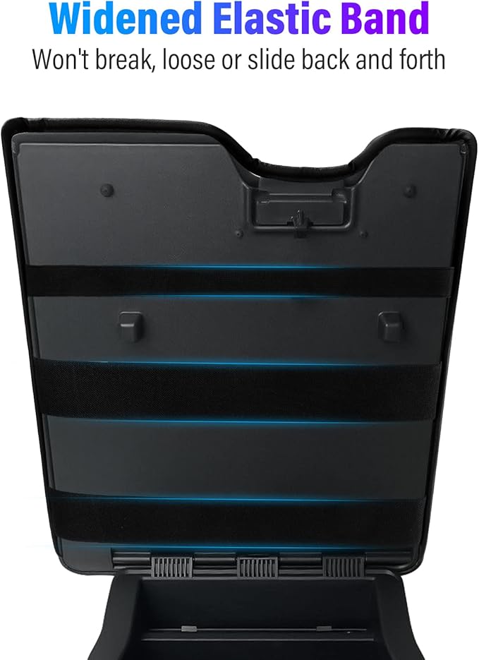 Thickened Center Console Armrest Cover for 2015-2025 Ford F150 Accessories, PU Leather Middle Console Protective Cover, Arm Rest Box Lid Cushion, Fits Only 40/20/40 Jump Seat Console