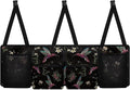 Hummingbird Trunk Organizer Car Women Floral Flowers Foldable Backseat Hanging Organizer,Sturdy Space Saving Expert