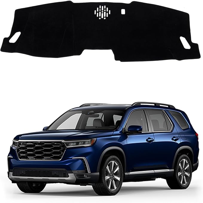 Dashboard Mat Cover for Honda Pilot 2023-2025 Nonslip Center Console Sunshield Glare UV Rays Protector Accessories