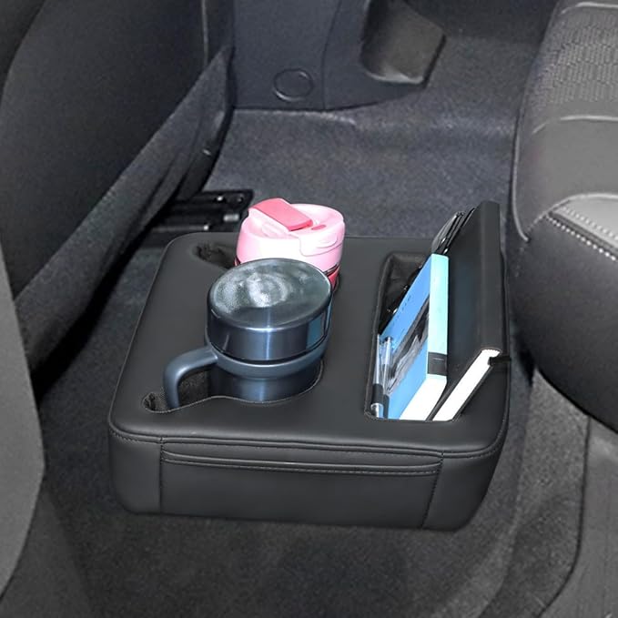 MARCHFA Cup Holders for Car SUV Backseat Cup Holders Rear Seat Drinks Holder Car Backseat Organizer Storage Backseat Accessories for Car Couch Boat Cup Holder Tray (Black)