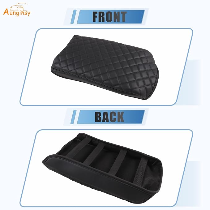 Upgraded Leather Center Console Armrest Protector Cover Compatible with Kia Sorento 2021-2025 2026, Car Arm Rest Pad Seat Box Cover Cushion Lid Protector, Waterproof Anti-Scratch Interior Accessories