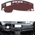 Leather Dashboard Cover Compatible with Nissan Pathfinder (HUD) 2023，Dash Cover, Non-Slip Dash Cover, Dash mat Dashboard Cover, Interior Dash Covers
