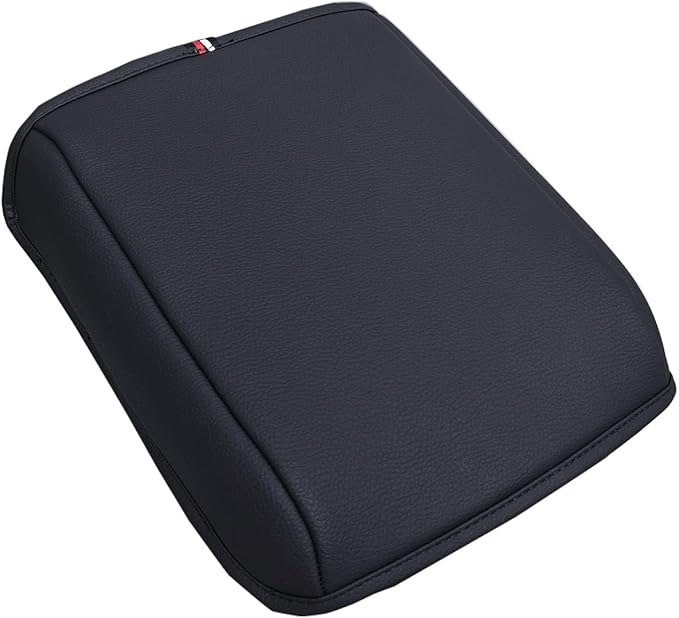 JKCOVER Compatible with 2024 2025 2026 Toyota Tacoma (4th Gen Tacoma) Center Console Armrest Cover Accessories PU Leather Car Anti-Scratch Armrest Cushion Lid Protector
