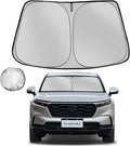 Fonowka Windshield Sun Shade for Honda CRV 2023 2024 2025 CR-V SUV Foldable Sun Sunshade for Car Front Window Blocks UV Rays and Heat Automotive Interior Protector Custom Fit Accessories