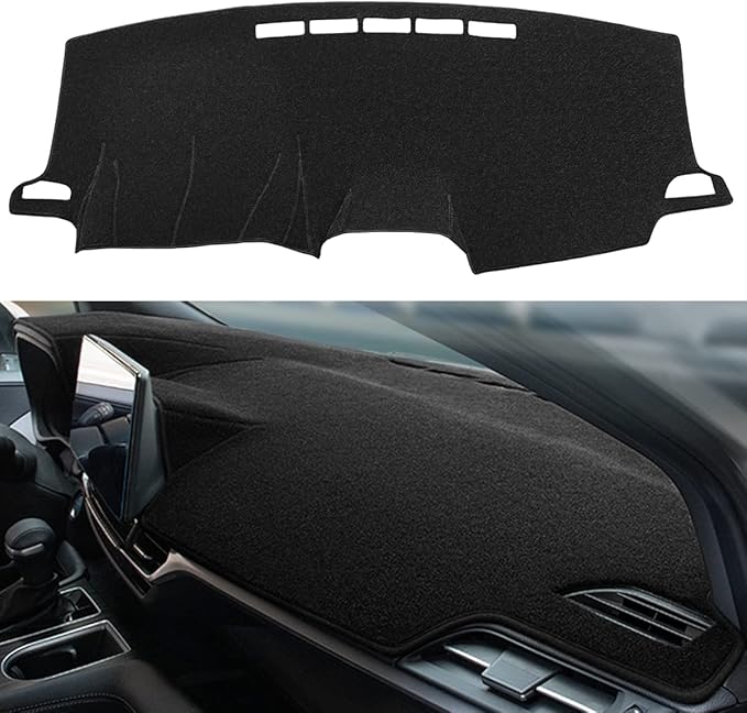Dash Cover Mat Custom Fit for Toyota Sienna 2021-2025, Dashboard Cover Pad Carpet Protector (Black) F152