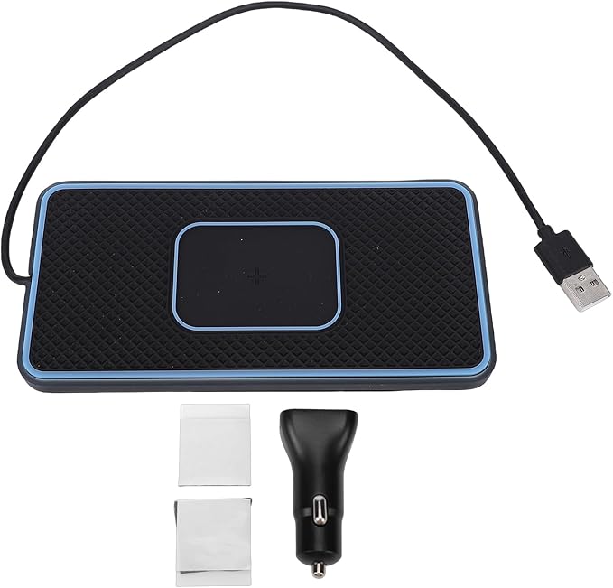 VBESTLIFE Wireless Charger Car Charging pad, 20W Magnet Fast Wireless Phone Charger Non Slip Cell Phone Flat Charging Mat for iOS 11-17, etc.
