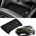 Center Console Wireless Charging Mat Compatible with Subaru Crosstrek 2025/Impreza 2024 2025, Anti-Slip Waterproof Silicone Protective Pad Interior Accessories Black
