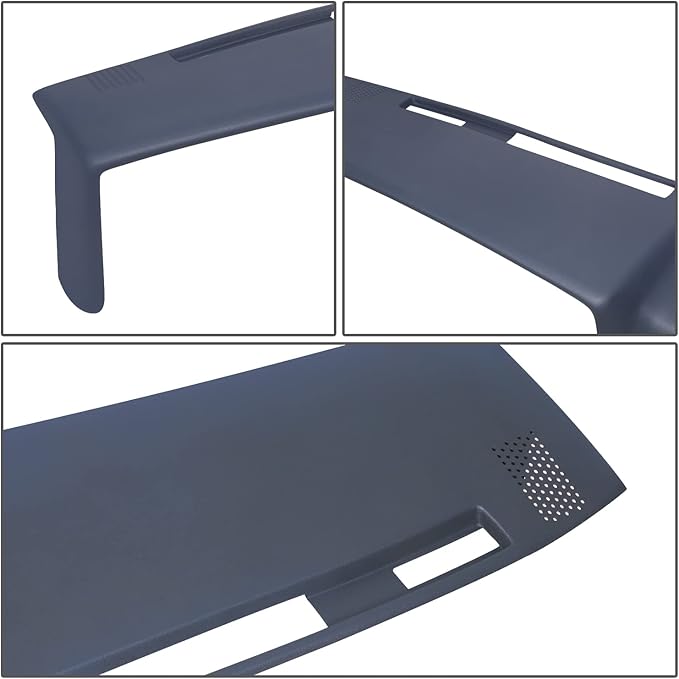 DNA MOTORING Dash Cover Overlay Compatible with 81-91 C/K/R/V Series/Jimmy, 87-91 Blazer, Dark Blue Dash Board Cover Cap, ZTL-Y-0286-BL