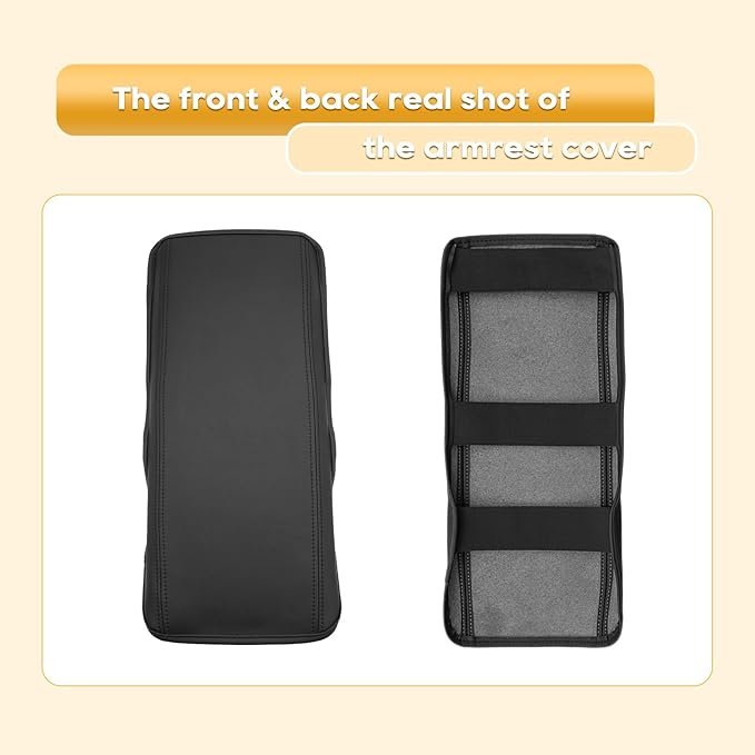 LFOTPP Armrest Cover for 2025-2026 Toyota Camry (LE/SE/XLE/XSE) Toyota Camry Accessories Center Console Cover Arm Rest Protector Middle Lid Pad Protector PU Leather, Anti-Scratch,Non-Slip