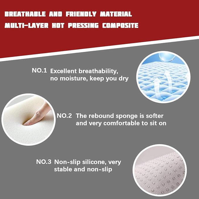 Car Back Seat Cover, Long Bottom Vehicle Rear Seat Protector with Storage Pockets, Breathable Linen Automotive Backseat Bench Cushion Pad Accessories, Universal for SUV Trucks (Black)
