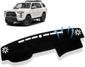 Dash Cover Compatible with Toyota 4Runner 2010-2024 Full Set, Dashboard Cover Mat and Center Console Cover Pad, Custom Fit Sunshield Protector Interior Car Accessories
